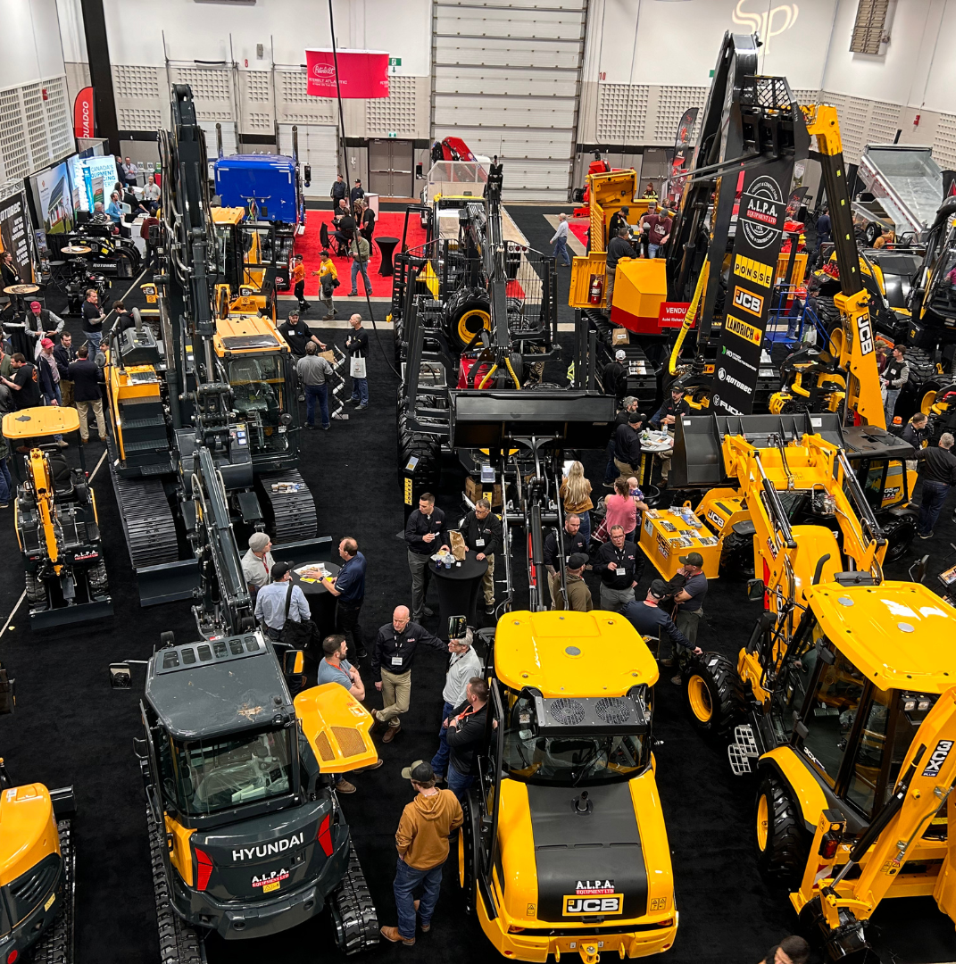 Atlantic Heavy Equipment Show Floor