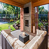 Outdoor Living Patio and Fireplace