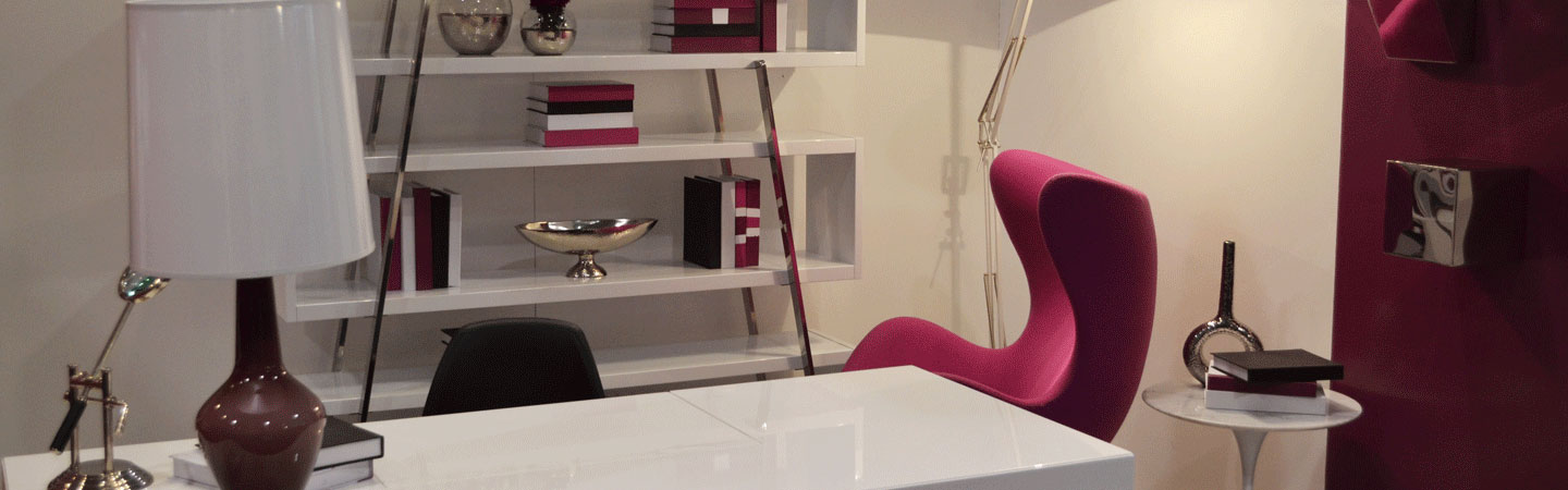 red office chair