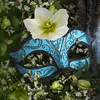 blue carnavale mask blue carnavale mask