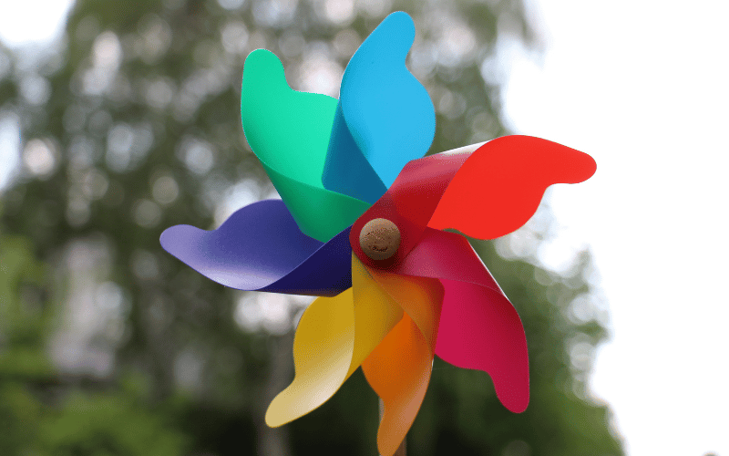 colorful windmill