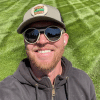 Chase Stetson, known as “That Lawn Dude smiling for a selfie