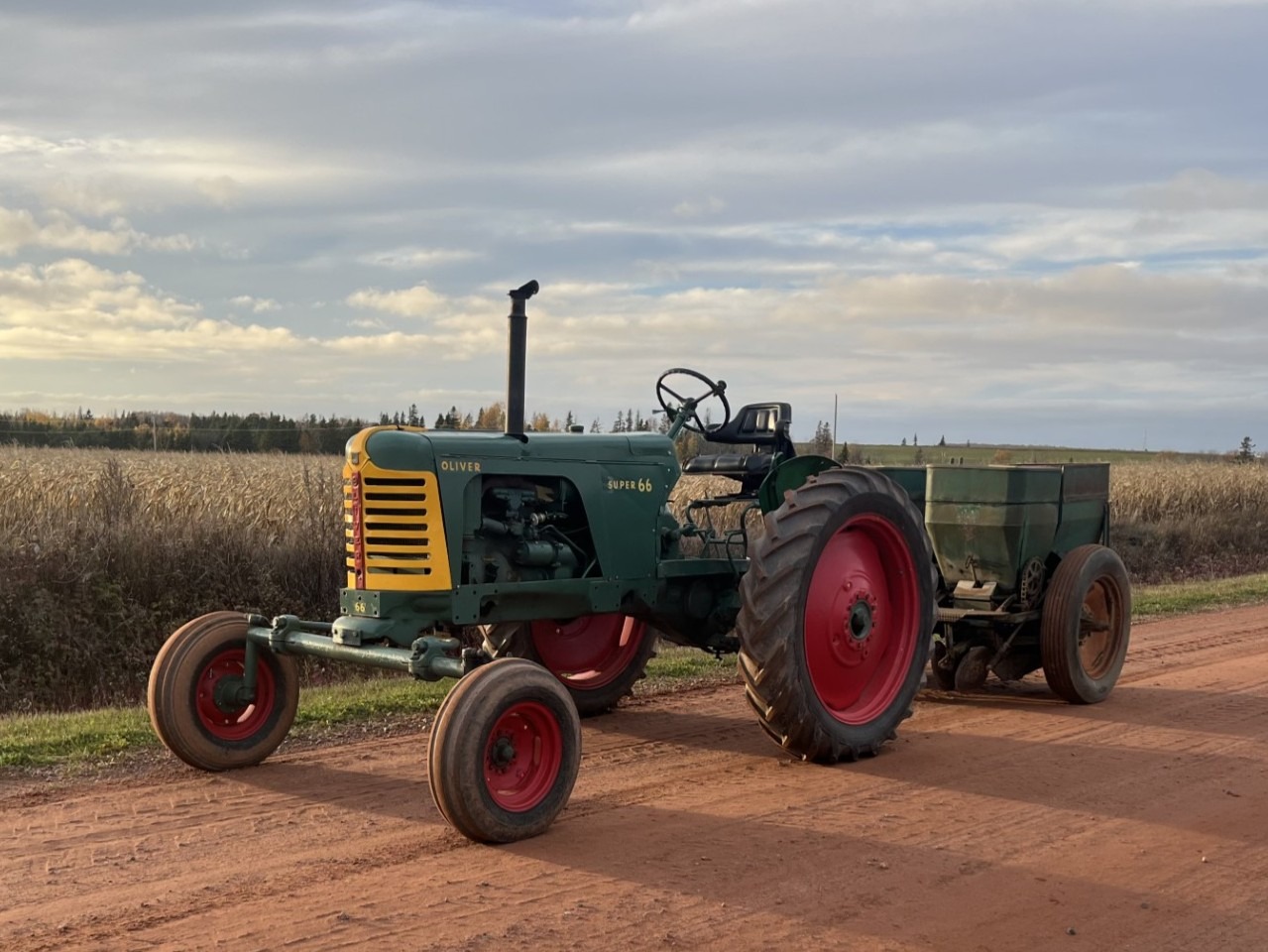 Antique Tractor On Display