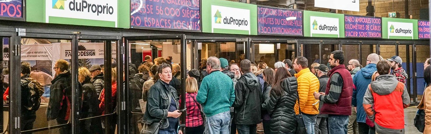 attendees at the home show