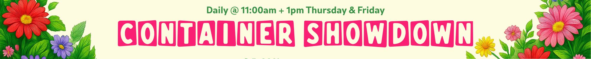 Container Showdown Container Showdown