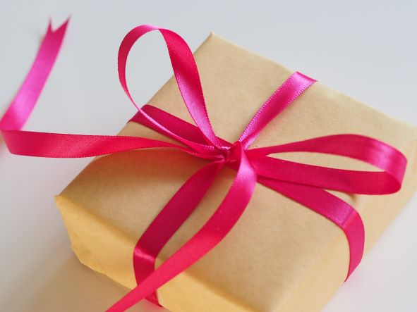 Gift with Pink Bow