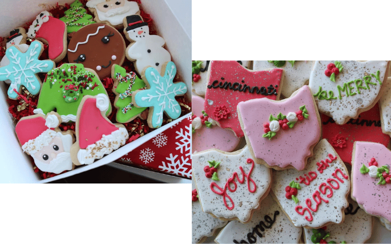 CHM_SHM-Support Small-3 A sweet treat and a handwritten thank-you 3 Sweet Girls Cakery Christmas decorated cookies