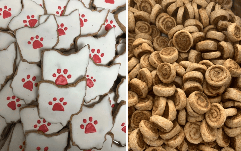 nom nom Dog cookies
