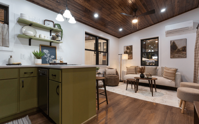 Model home layout at the Cleveland Home + Remodeling Expo