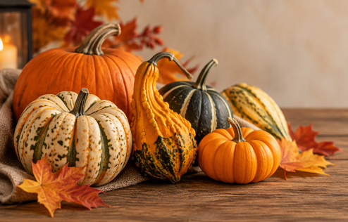 Complimentary Mini Pumpkins!