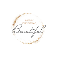 Merry Christmas Beautiful Logo