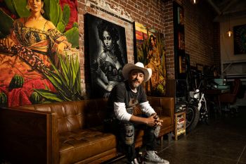 Local Color - Live Painting by Local Artist Ignacio Garcia