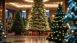 Festive Entrance Display