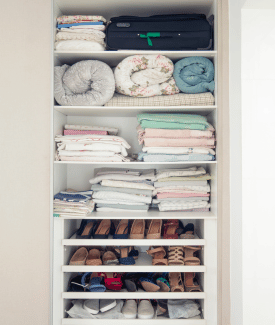 Organized closet