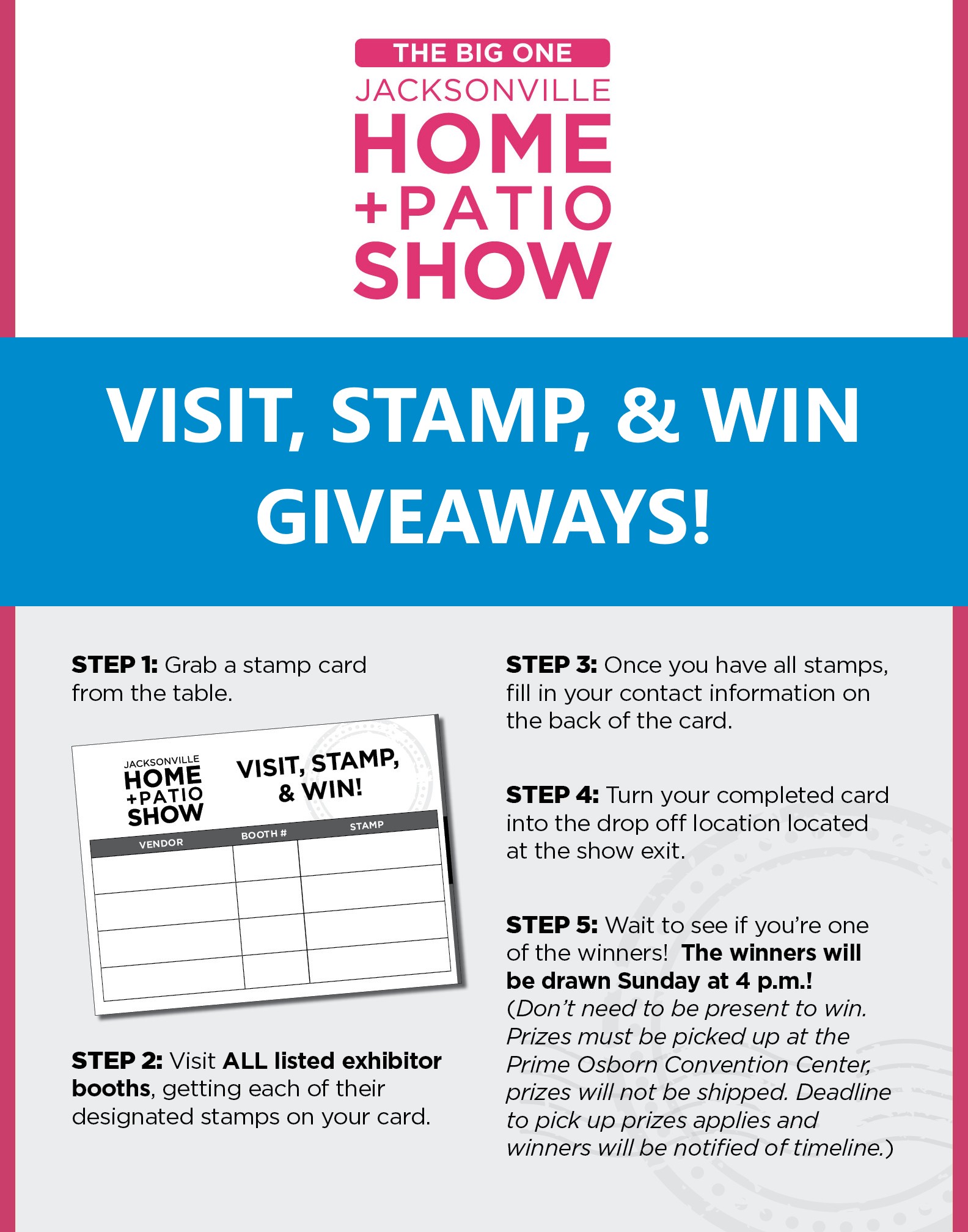 Visit, Stamp, Win!