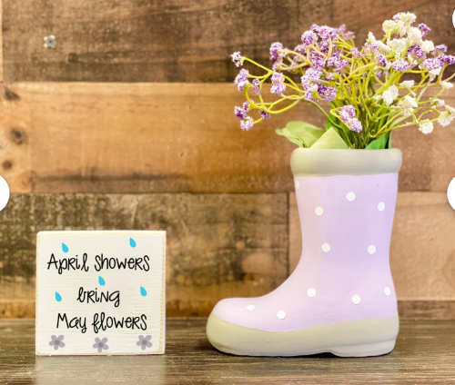 Rain Boot Planter