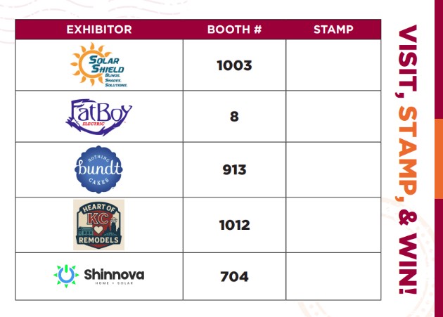 Visit, Stamp, & Win Visit, Stamp, & Win