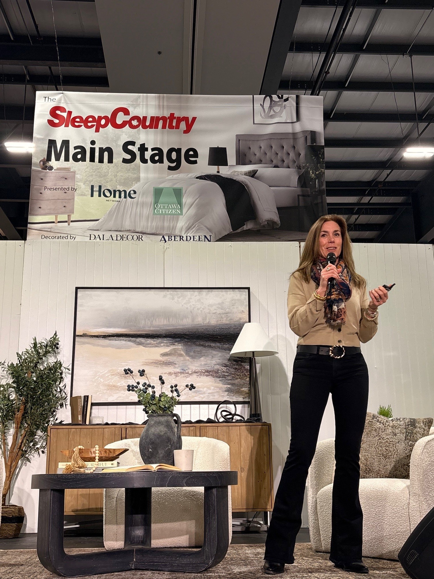 Sleep Country Main Stage designed by Eastern ARIDO Community; presented by Home Network and Ottawa Citizen