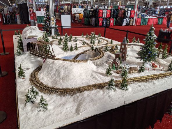 North Pole Express Train Display