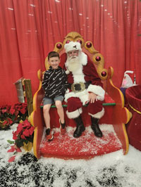 Santa Claus with kid