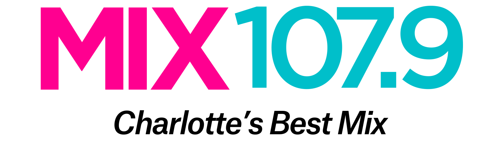 MIX 107.9 Charlotte's Best Mix Logo