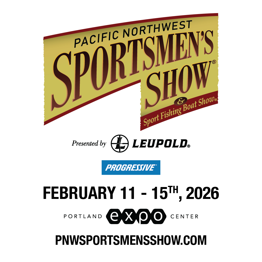 PNW Sportsmens Show color logo with dates
