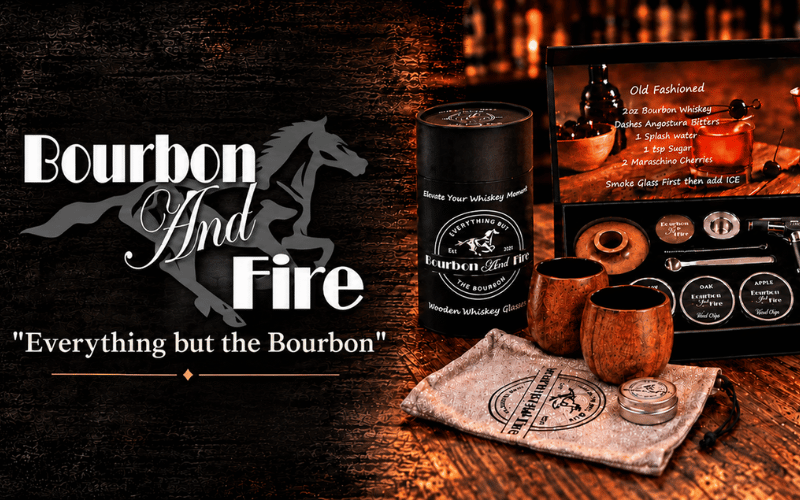 CHM_SHM-Support Small-1 Bourbon and Fire Wooden whiskey cups or bourbon-inspired décor