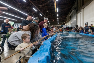 Les Schwab Kids Free Trout Pond